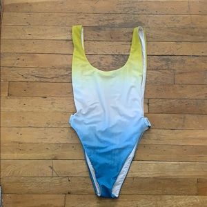 Aerie super scoop neck one piece swimsuit.
